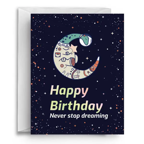 Happy Birthday Dino Greeting Card