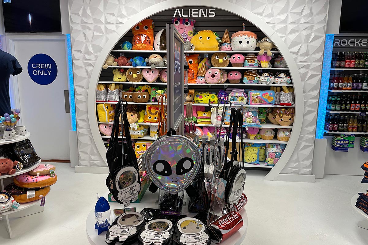 Space-themed bags