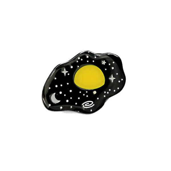 Space Egg Planet Enamel Pin
