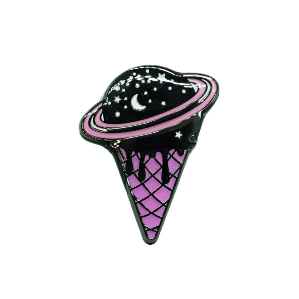 Space Ice Cream Enamel Pin
