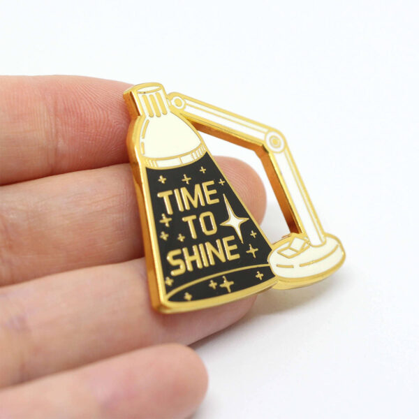 Time to Shine Enamel Pin
