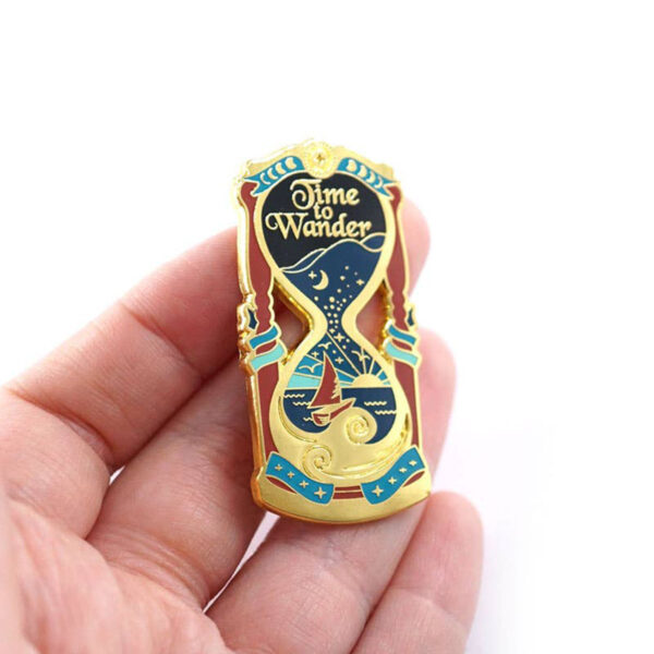 Time to Wander Enamel Pin