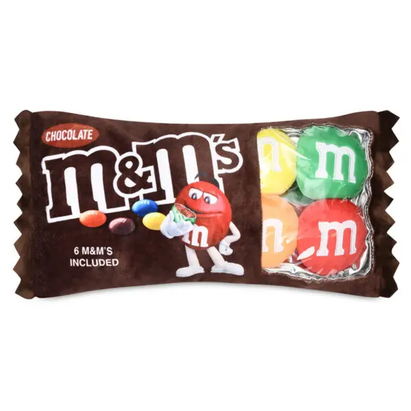 M&Ms Package Fleece Pillow