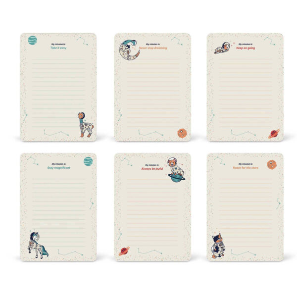 Mission Space Animals Notepad