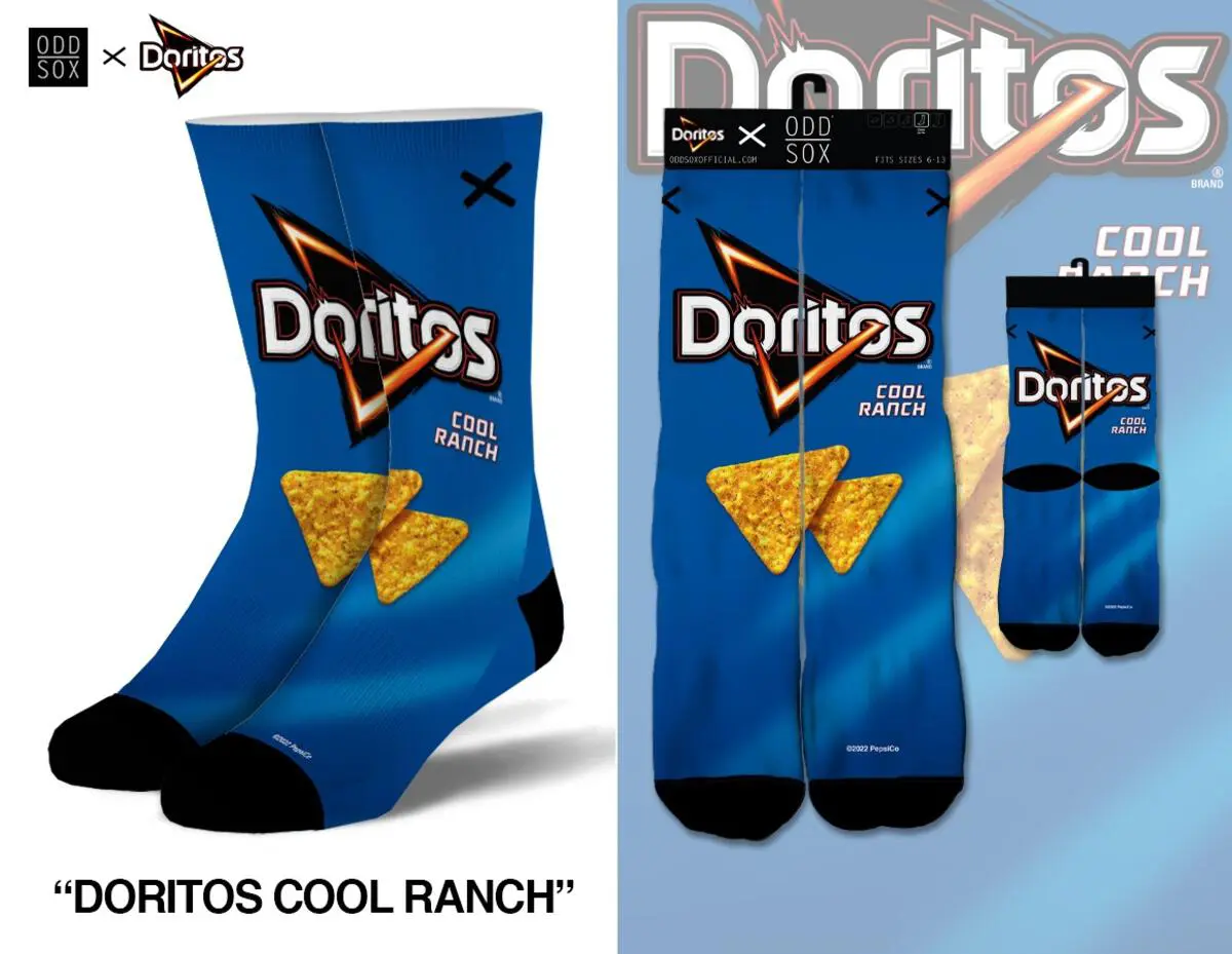 Doritos Cool Ranch Socks